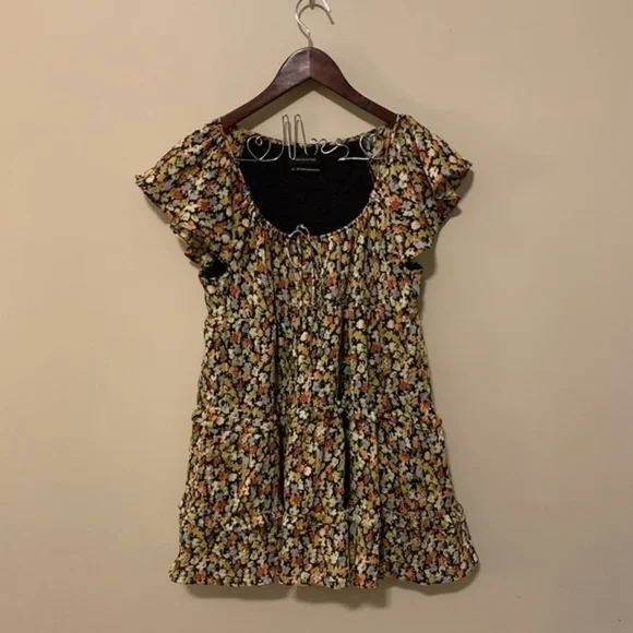 UO Bea Floral Mini Dress - Picture 3 of 3